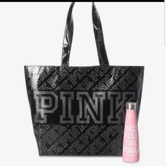 PINK Victoria's Secret Accessories - PINK by Victoria's Secret large tote/ water bottle